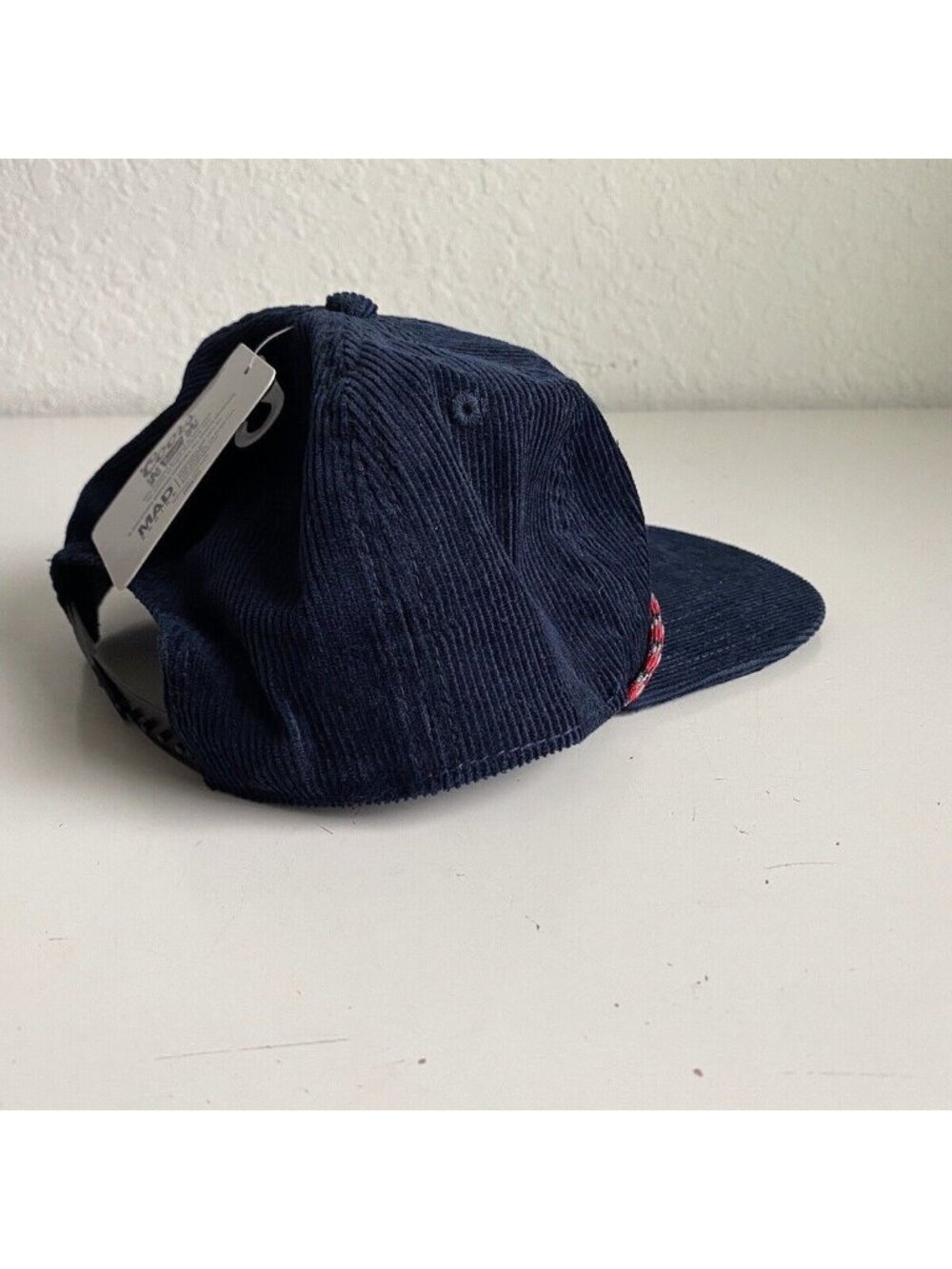 Coors Banquet Corduroy Trucker Rope Snapback Hat Retro Navy Blue NEW - Picture 8 of 13